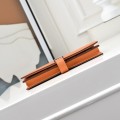 「#4546」 Hermes Orange Suit Clip Epsom Leather 17*9cm