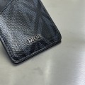 「#2265」 dior 8009 Black Oblique 6.5 x 9.5cm