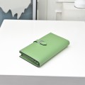 「#4551」 Hermes Green Suit Clip Epsom Leather 17*9cm