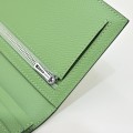 「#4551」 Hermes Green Suit Clip Epsom Leather 17*9cm