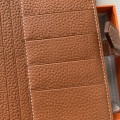 「#4554」 Hermes golden brown suit wallet bearn wallet togo leather 17.5*9cm 「#4554」 Hermes golden brown suit wallet bearn wallet togo leather 17.5*9cm