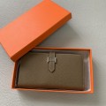 「#4555」 Hermes suit clip bearn wallet togo leather 17.5*9cm 「#4555」 Hermes suit clip bearn wallet togo leather 17.5*9cm