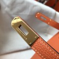 「#4063」 Hermès Sunset Orange Kelly Bag Gold Buckle 25cm 「#4063」 Hermès Sunset Orange Kelly Bag Gold Buckle 25cm