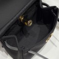 「#4592」 Hermes Black Gold Buckle HB20H Viking Canvas and Hunter Leather Shoulder Bag 20cm