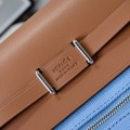 「#4595」 Hermès Mini Herbag Kelly Mini Bag 20cm Leather Patchwork Silver Buckle