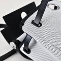 「#4595」 Hermès Mini Herbag Kelly Mini Bag 20cm Leather Patchwork Silver Buckle