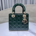 「#2036」6604  Dark green patent leather  20cm