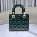 「#2036」6604  Dark green patent leather  20cm