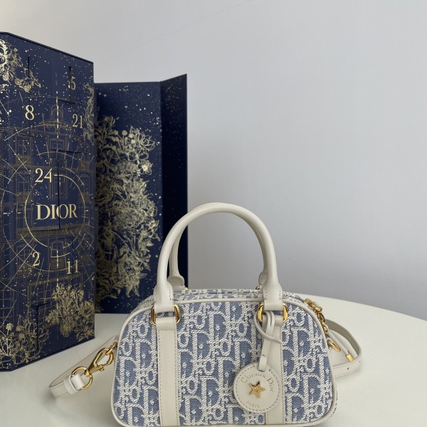 「#2037」dior  5250  blue 20.5*7*12cm