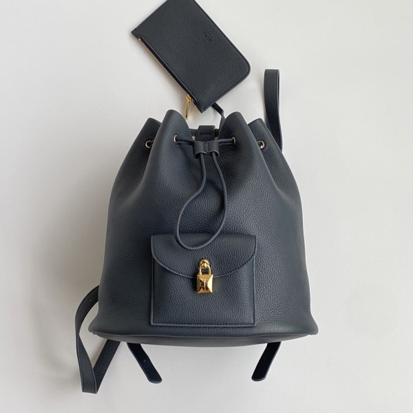 「#7004」Loro pian - L27 - 27cm ×26m × 14cm - Navy blue