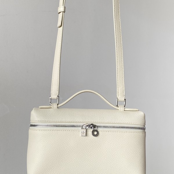 「#7006」Loro pian - L19 - 19cm×6.5cm×11cm - White