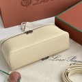 「#7017」Loro pian - L19 - 19x7x12cm - butter color
