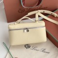 「#7017」Loro pian - L19 - 19x7x12cm - butter color