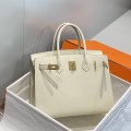 「#4074」Hermes Milkshake White Birkin Bag 30cm