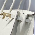 「#4074」Hermes Milkshake White Birkin Bag 30cm