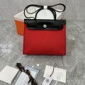 「#4611」Hermes Mini Patchwork Silver Buckle Hermes Herbag 25cm 「#4611」Hermes Mini Patchwork Silver Buckle Hermes Herbag 25cm