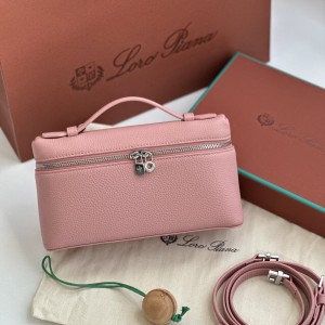 「#7024」Loro pian - L19 - 19x6.5x11cm - Rose powder