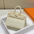 「#4075」Hermes Milkshake White Birkin Bag 25cm
