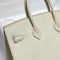 「#4075」Hermes Milkshake White Birkin Bag 25cm