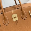 「#4076」 Hermès Golden Brown Birkin Bag 30cm