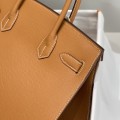 「#4076」 Hermès Golden Brown Birkin Bag 30cm