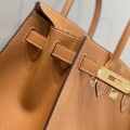 「#4076」 Hermès Golden Brown Birkin Bag 30cm