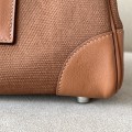 「#4643」 Hermes Cargo canvas and leather Swift bag Hermes Herbag 35cm