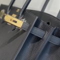 「#4077」Hermès Black Birkin Bag 30cm