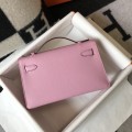 「#4079」Hermès Pink Mini Kelly 1, Gold Buckle 22*14*7cm 「#4079」Hermès Pink Mini Kelly 1, Gold Buckle 22*14*7cm