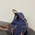 「#9025」 miumiu Sac à dos en toile 22*18*11.5