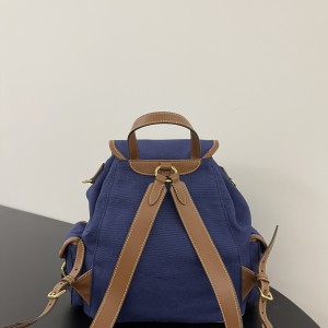 「#9026」 miumiu Sac à dos en toile 29.5*25*12.5 