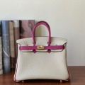 「#4678」Hermes Birkin three-tone epsom leather, gold buckle, hand-sewn wax thread 30cm