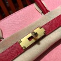 「#4688」Hermes Birkin milkshake pink and red gold buckle epsom leather, hand-sewn wax thread 30cm 「#4688」Hermes Birkin milkshake pink and red gold buckle epsom leather, hand-sewn wax thread 30cm