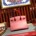 「#4688」Hermes Birkin milkshake pink and red gold buckle epsom leather, hand-sewn wax thread 30cm 「#4688」Hermes Birkin milkshake pink and red gold buckle epsom leather, hand-sewn wax thread 30cm