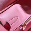 「#4688」Hermes Birkin milkshake pink and red gold buckle epsom leather, hand-sewn wax thread 30cm 「#4688」Hermes Birkin milkshake pink and red gold buckle epsom leather, hand-sewn wax thread 30cm