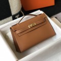 「#4087」 Hermes Golden Brown Mini Kelly Bag No. 1 Gold Buckle 22*14*7cm 「#4087」 Hermes Golden Brown Mini Kelly Bag No. 1 Gold Buckle 22*14*7cm