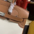 「#4699」 Hermès Birkin Bag Top Grade Lace Leather 30cm Silver Buckle 「#4699」 Hermès Birkin Bag Top Grade Lace Leather 30cm Silver Buckle