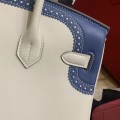 「#4705」 Hermès Birkin Bag Top Grade Lace Leather 30cm Silver Buckle 「#4705」 Hermès Birkin Bag Top Grade Lace Leather 30cm Silver Buckle