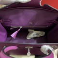 「#4707」 Hermès Birkin Bag Top Grade Lace Leather 30cm Silver Buckle 「#4707」 Hermès Birkin Bag Top Grade Lace Leather 30cm Silver Buckle
