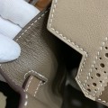 「#4708」 Hermès Birkin Bag Top Grade Lace Leather 30cm Silver Buckle 「#4708」 Hermès Birkin Bag Top Grade Lace Leather 30cm Silver Buckle