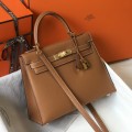「#4010」 Hermes golden brown Kelly 25cm
