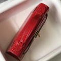 「#4092」 Hermès Evening Bag Red Crocodile Leather Mini Kelly Bag No. 1 Gold Buckle 22*14*7cm