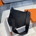 「#4096」 Hermès Black French Evelyne 29cm 「#4096」 Hermès Black French Evelyne 29cm