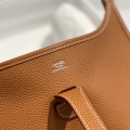 「#4098」 Hermès Golden Brown Evelyne French Bag 29cm 「#4098」 Hermès Golden Brown Evelyne French Bag 29cm