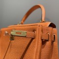 「#4001」 Hermes Orange Mini Kelly 20cm 「#4001」 Hermes Orange Mini Kelly 20cm