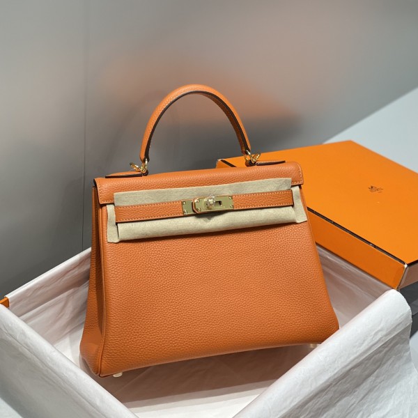「#4001」 Hermes Orange Mini Kelly 20cm 「#4001」 Hermes Orange Mini Kelly 20cm
