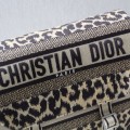「#2047」dior  Campbag  Leopard   28.5x25x12cm