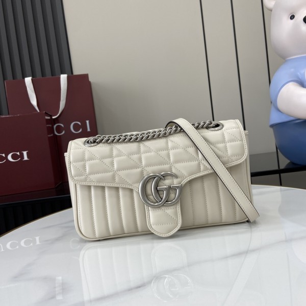 「#3259」GUCCI GG Marmont 443497 26x15x7