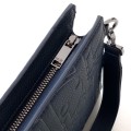 「#2054」 dior  Triangle Clutch  blue   27 x 19 x 6.5 cm