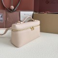 「#7075」Loro pian Extra Pocket L19 gold buckle - FAI8393 - 19x6.5x11cm - cream honey